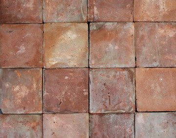6″ Square French Terracotta