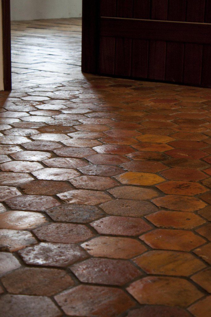 Antique Handmade French Terracotta Flooring  Reclaimed Tiles